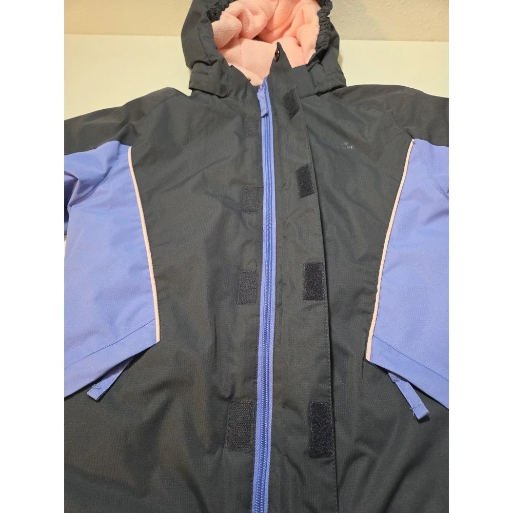 Mountain Warehouse Gray/Purple/Pink Girls Waterproof‎ Snow Ski Jacket Size 9-10